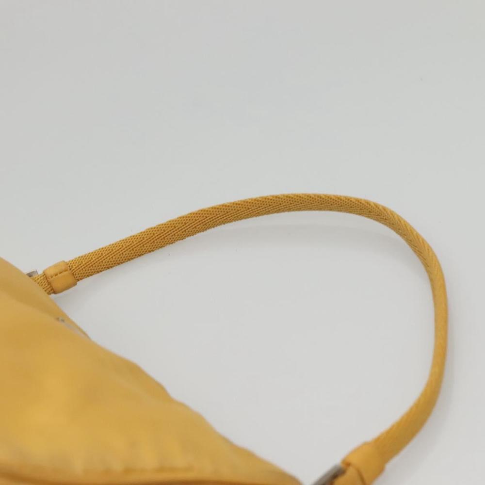 PRADA Accessory Pouch Nylon Yellow Auth 117775 - Picture 8 of 16